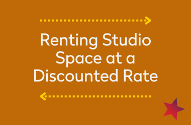 Renting Studio Space at a Discounted Rate